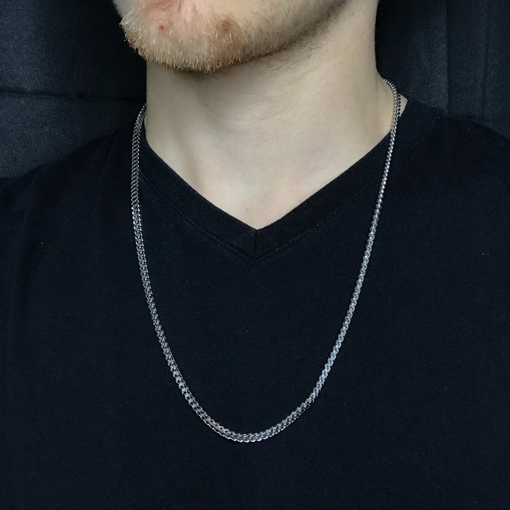 3mm 24” Stainless Franco Chain